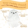 image:imageKids Preferred Harry Potter 9 Inch Tall 26 Inch Wingspan Hedwig Baby Lovey Security Blanket Snuggler Toy Snowy Owl Stuffed Animal for Newborn Infants and Babies