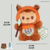 image:imageKids Preferred Star Wars Ewok On the Go Activity Toy  with Colorful Rattle Squeaker Teether Travel Clip Soft Sensory Toy for Ages 0