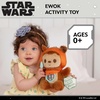 image:imageKids Preferred Star Wars Ewok On the Go Activity Toy  with Colorful Rattle Squeaker Teether Travel Clip Soft Sensory Toy for Ages 0
