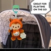 image:imageKids Preferred Star Wars Ewok On the Go Activity Toy  with Colorful Rattle Squeaker Teether Travel Clip Soft Sensory Toy for Ages 0