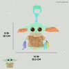 image:imageKids Preferred Star Wars THE Mandalorian Grogu On the Go Activity Toy  with Teether Crinkle Squeaker Mirror and Travel Clip Sensory Toy for Ages 0