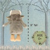 image:imageKids Preferred Where The Wild Things are Plush 9 Inch Bernard Monster Stuffed Animal with Crinkle Feet and Bean Filled Bottom