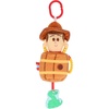 image:imageDisney Toy Story Woody in a Barrel Activity Toy with Pull Down Mechanism Teether Rattle Crinkle Snake and On the Go Clip for Babies