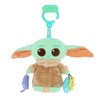 image:imageKids Preferred Star Wars THE Mandalorian Grogu On the Go Activity Toy  with Teether Crinkle Squeaker Mirror and Travel Clip Sensory Toy for Ages 0