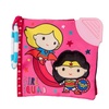 image:imageWarner Bros DC Girl Squad 5 Inch Soft Book with On The Go Clip Rattle Crinkle Sound Mirror Slider Teether and PeekABoo Flap for Babies and Toddlers First Book