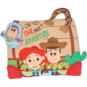 image:imageDisney Toy Story Andys Toy Box OnTheGo Clip by Kids Preferred  Soft Sensory Teether with Crinkle Sounds amp Rattle