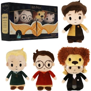 image:imageKids Preferred Harry Potter Quidditch 4 Pc Plush Set  Harry Potter Draco Malfoy Cedric Diggory and Luna Lovegood Crinkle and Bean Filled Bottom
