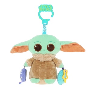 image:imageKids Preferred Star Wars THE Mandalorian Grogu On the Go Activity Toy  with Teether Crinkle Squeaker Mirror and Travel Clip Sensory Toy for Ages 0