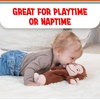 image:imageKids Preferred Curious George Cuddle Pal  12 Inch Ultra Soft Material Plush Floppy Huggable Curious George Embroidered Details for Ages 0