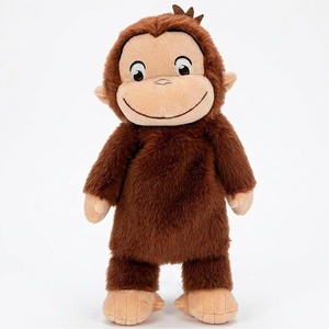 image:imageKids Preferred Curious George Cuddle Pal  12 Inch Ultra Soft Material Plush Floppy Huggable Curious George Embroidered Details for Ages 0