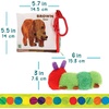 image:imageEric Carle My First Colors Soft Book amp 6 Plush Caterpillar Set  Sensory Toy with Crinkle and Teether  Ring for Car Seat and Stroller