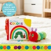 image:imageEric Carle My First Colors Soft Book amp 6 Plush Caterpillar Set  Sensory Toy with Crinkle and Teether  Ring for Car Seat and Stroller