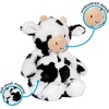 image:imageKids Preferred Carters Squishy Cow Stuffed Animal Baby Cow Plush for Kids Girls Boys Babies and Toddlers with Beans and Embroidered Details