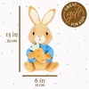 image:imageBeatrix Potter Peter Rabbit Plush with Carrot 13 Inch Soft Stuffed Animal Classic Peter Rabbit Toy for Babies Toddlers and Collectors