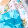 image:imageKIDS PREFERRED Beatrix Potter Peter Rabbit Plush Stuffed Animal Snuggler Blanket  Blue